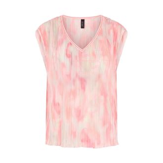 Marc Cain Pliss&eacute; Top - Dames - Tops - Veelkleurig - Maat: XL Poliester