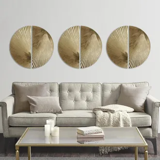 Madison Park Half-moon 2-piece Metal Wall Decor Set