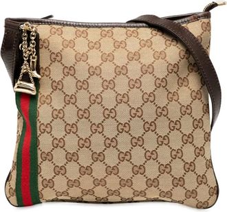 Gucci 2000-2015 GG Canvas Jolicoeur crossbody bag - Brown