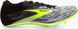 Brooks Mens Qw-K V4 Shoes In Black/gray/green