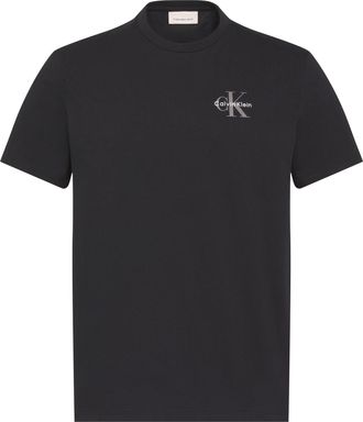 Calvin Klein Jeans T-Shirt CALVIN KLEIN JEANS JERSEY CLASSIC, Herren, Gr. XXL, schwarz, Web, Obermaterial: 100% Baumwolle, unifarben, regular fit normal, Rundhals, einge