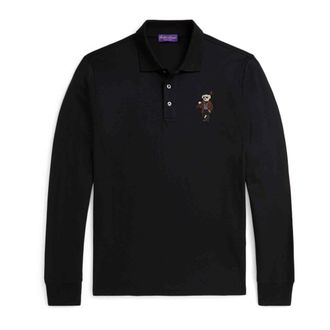 Ralph Lauren Polo Shirts, male, Black, Size: L Mens Clothing T-Shirts & Polos Black Aw25