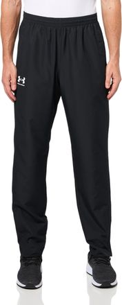 Under Armour Mens Rival Woven Windbreaker Pants, (001) Black/Black/White, 3X-Large Tall