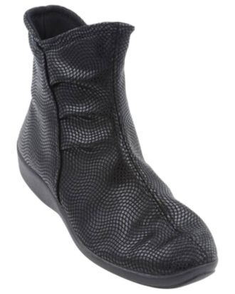 Arcopedico Womens Half Soft Booties In Black Creative