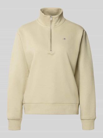 GANT Sweatshirt mit Baumwoll-Anteil in Sand, Gr&ouml;&szlig;e XXL