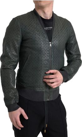 Dolce & Gabbana Bomber Jassen - Heren - Bomber jackets - Groen - M - Katoen - Jassen