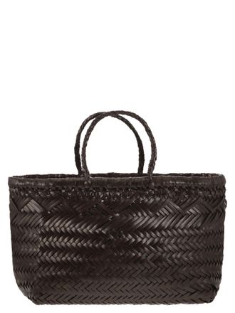 Dragon Dreisprung kleiner gewebter Ledertasche