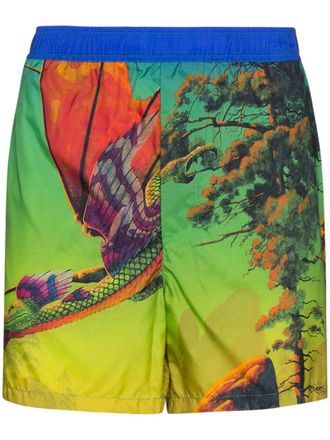 Valentino Garavani Swim Shorts - Green