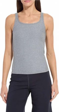 Lyss&eacute; Womens Reversible Essential Tank In Grey Melange