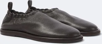 STUDIO NICHOLSON Korine leather slip-on shoes
