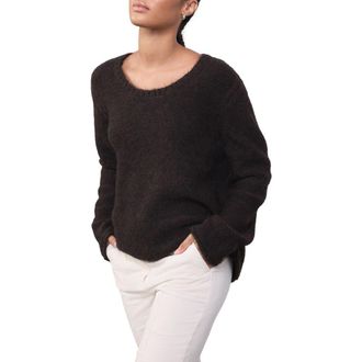 Next Scoop Neck Sweater in Brown at Nordstrom, Size Medium