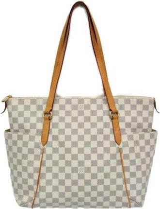 Louis Vuitton Tweedehands Canvas Louis Vuitton tassen - Dames - Vintage Schoudertas - Beige - ONE Size - Vintage
