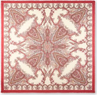 Etro Woll- und Kaschmirhalstuch mit Print Paisley Jungle