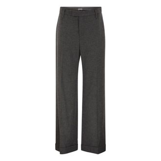 Brunello Cucinelli Mujer, Pantalones, Gris, Talla: M