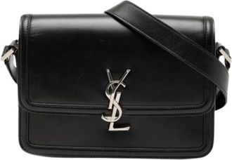 Saint Laurent Pre-owned Cross Body Bags, female, Black, Size: ONE SIZE Pre-owned Solferino Crossbody Bag