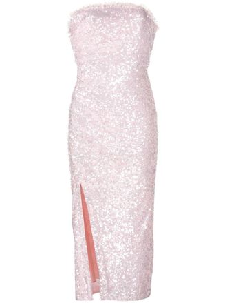 Needle & Thread Abito da sera Stellar Gloss con paillettes - Rosa