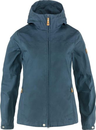 Fj&auml;llr&auml;ven Stina Hooded Water Resistant Jacket in Indigo Blue at Nordstrom, Size X-Small