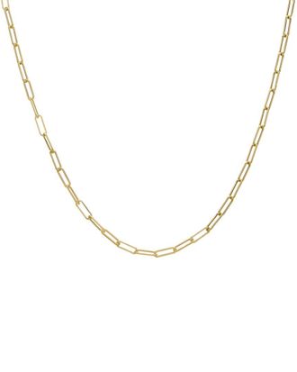 Italian Gold, Inc 10K 2.5Mm Polished Paperclip Necklace