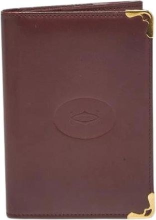 Cartier Pre-owned Wallets, female, Red, Size: ONE SIZE Pre-owned Leather Wallet