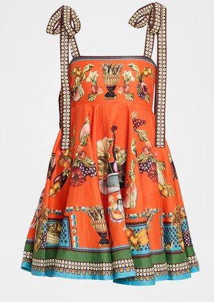 Alemais Rocco Linen Mini Dress