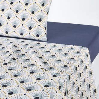 La Redoute Interieurs Plat laken in katoensatijn Pawica