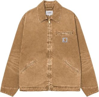 Carhartt Work in Progress OG Detroit Jacket - Heren - Zomerjassen - Bruin - L - Katoen - Jassen