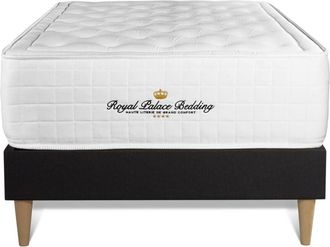 Royal Palace Bedding Royal Palace Bedding - Base Tapizada Negro + Colch&oacute;n Con Espuma Viscoel&aacute;stica 90 X 190