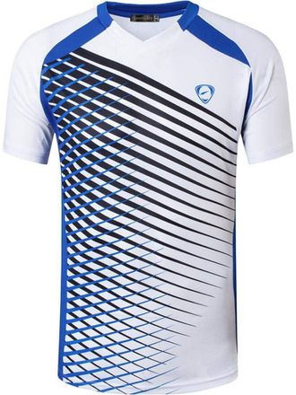 Jeansian Jeansian Men Sport Tee Tshirt T-Shirt Short Sleeve Tops Tennis LSL230 White L