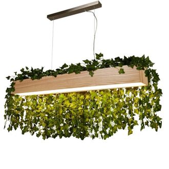 Searchlight Searchlight Ash Barra Led Para Techo Colgante De Madera