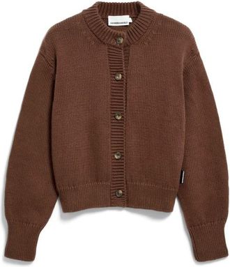 Armedangels Winter Cotton Knit Cardigan Cardigan f&uuml;r Damen | braun