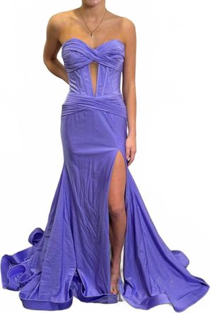Jovani Remi Long Formal Prom Dress In Purple