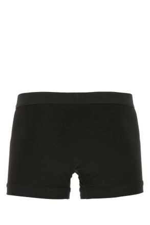Tom Ford Mens Black Stretch Cotton Boxer Set Intimo Underwear