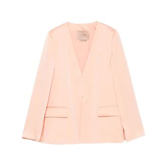 Twinset Blazers, female, Orange, Size: XS Jacket