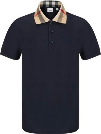 Burberry Tops, Heren, Blauw, S, Polo Shirts