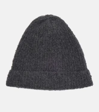 The Row Leomir cashmere, alpaca, and silk beanie