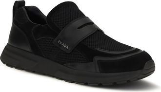 Prada Mens Sport Mesh Loafers Nero
