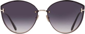 Tom Ford Evangeline Smoke Gradient Cat Eye Ladies Sunglasses FT1106 28B 63