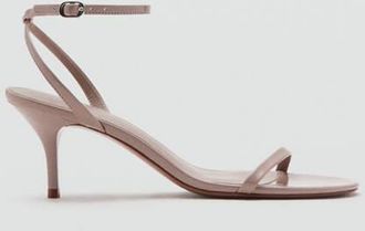 Mango Sandali fascia tacco nude - Donna - 42 - MANGO