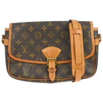 Louis Vuitton Sologne Monogram Canvas Brown Canvas Handbag (Pre-Owned)