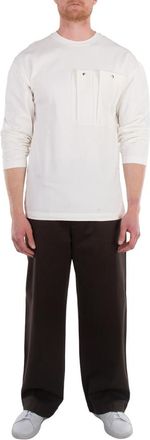 OAMC Mens Off-White Donner Organic Cotton T-Shirt, Size Small