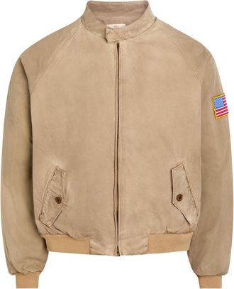 Cherry Los Angeles Sun Faded Championship Padded Cotton Jacket - Tan - XL