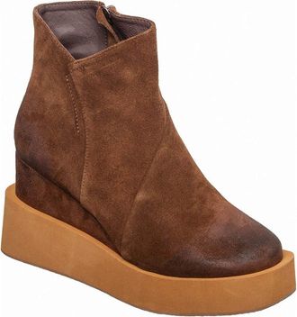 Antelope Suede Platform Wedge Boot in Chocolate at Nordstrom Rack, Size 10