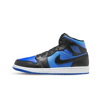 Nike Jordan 1 Mid - unisex - Sport - Veelkleurig - Maat: 45 EU Leer