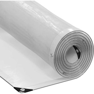 vidaXL Lona Transparente Con Ojales Polietileno 5x12 M Vidaxl