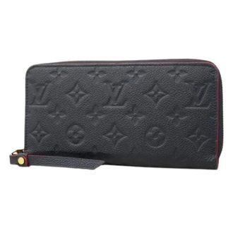 Louis Vuitton Pre-owned Wallets, female, Blue, Size: ONE SIZE Pre-owned Long Wallet (bi-fold)