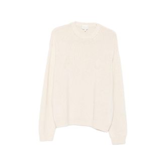 A.P.C. A. p.c. Logo-intarsia Ribbed-knit Sweater