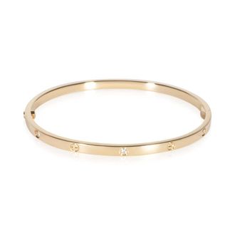 Cartier Pre-Owned Cartier Yellow Gold Diamond Small Model Love Bracelet
