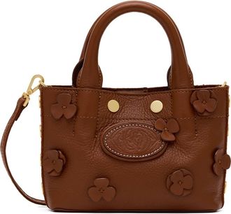 Hammitt Mini Olympia Leather Tote in Sienna Flora/brushed Gold at Nordstrom