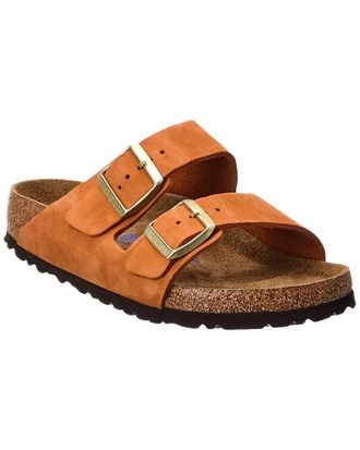 Birkenstock Womens Arizona Nubuck Leather Sandal