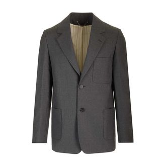 Golden Goose Jassen, Heren, Grijs, L, Katoen, Tailored Jacket